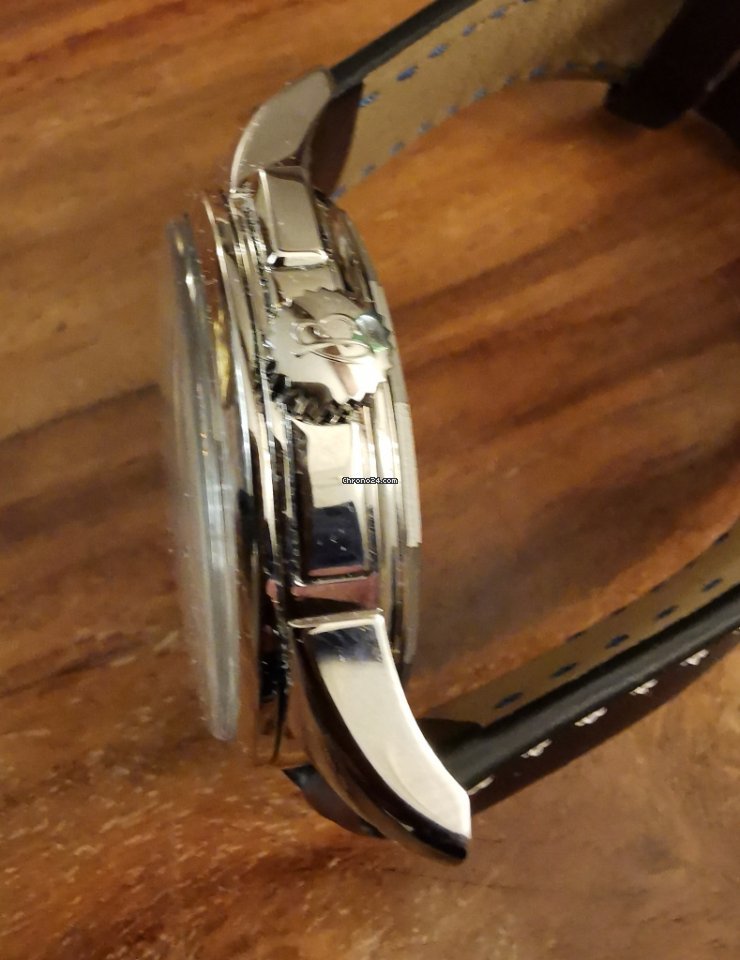 IMG_9081 Breitling Transocean Chronograph 1915 Mens watch Unisex Manual winding Steel AB141112 G799 743P Replica 6