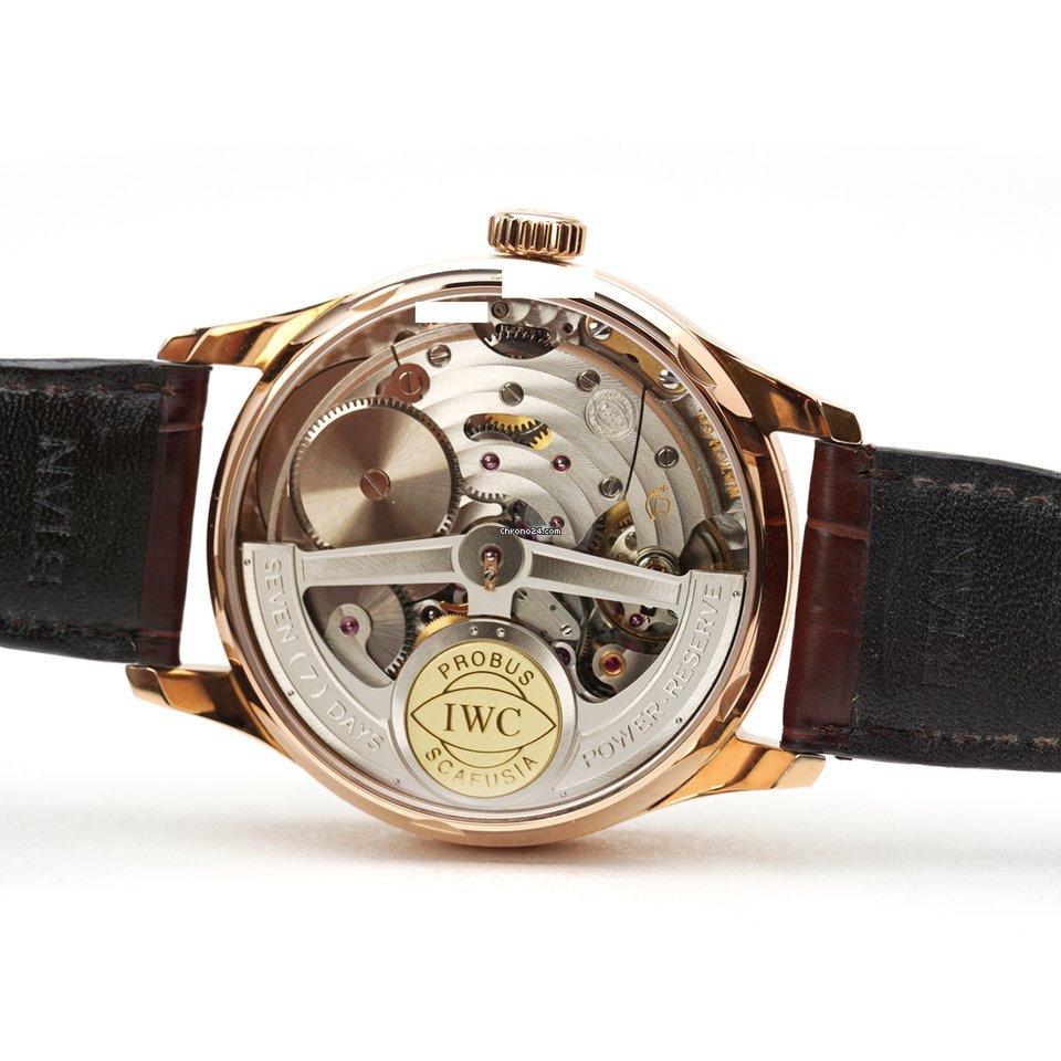 IWC Portuguese Automatic Mens watch Unisex Automatic Rose gold IW500101 Replica 6