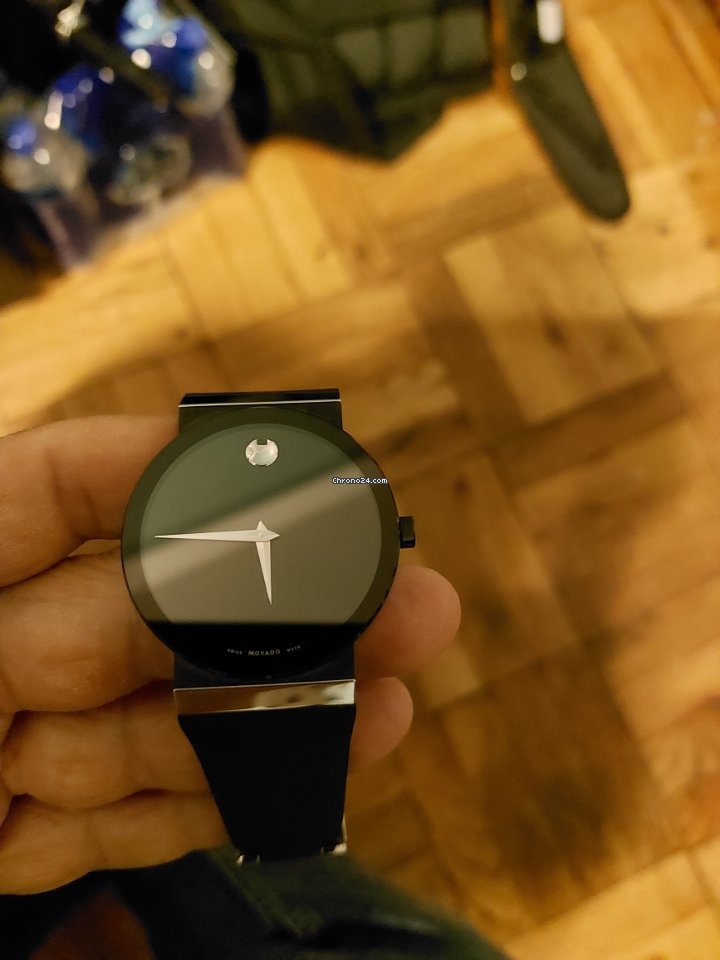 Movado Sapphire Mens watch Unisex Quartz Steel 0606268 Replica 6