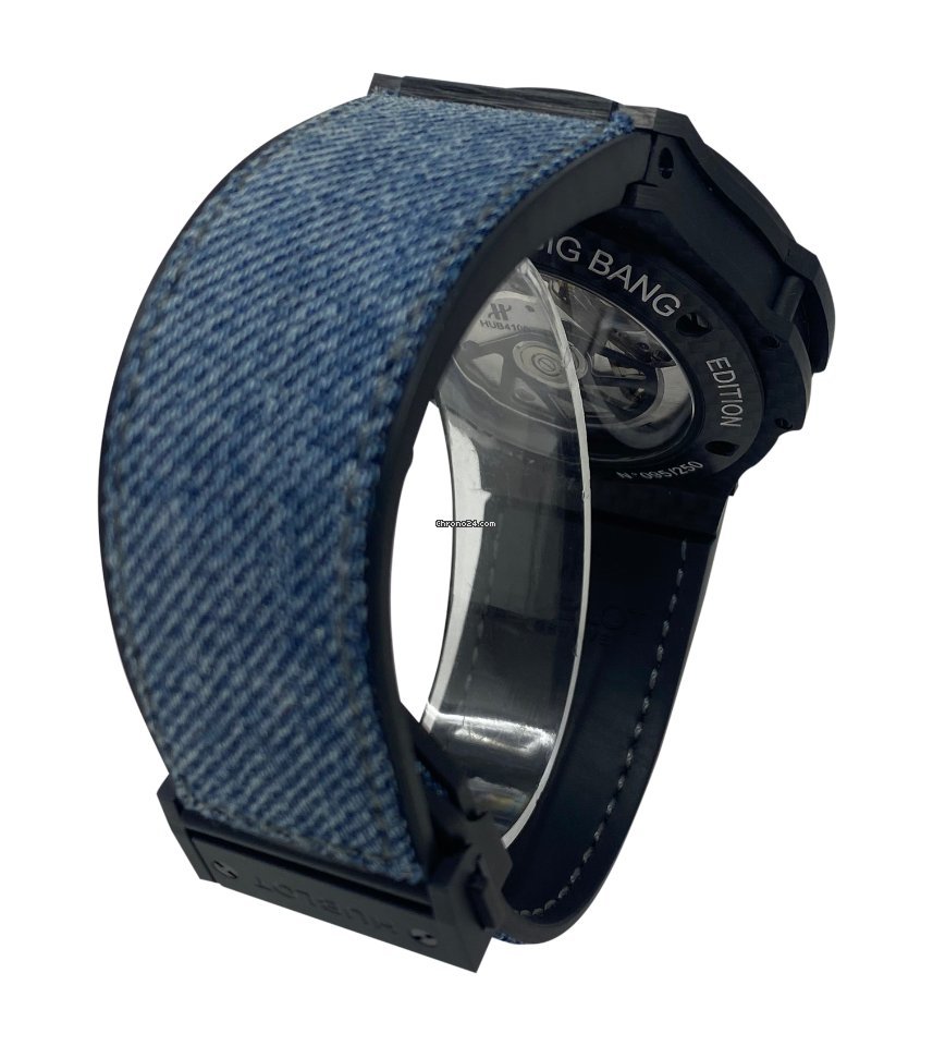 IMG_9081 Hublot Big Bang Jeans Mens watch Unisex Automatic Carbon 301.QX.2740.NR.JEANS16 Replica 6