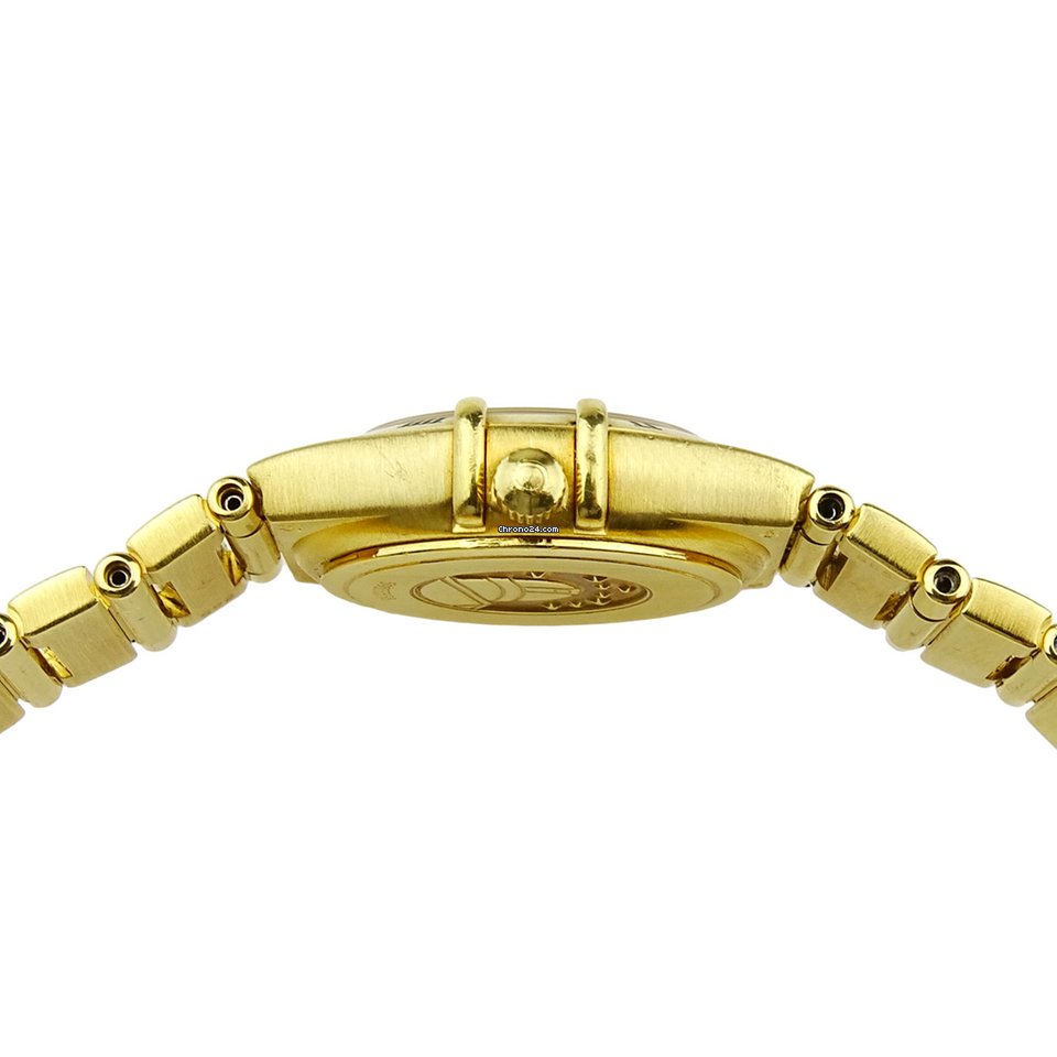 IMG_9081 Omega Constellation Womens watch Quartz Yellow gold 1162.75.00 Replica 6