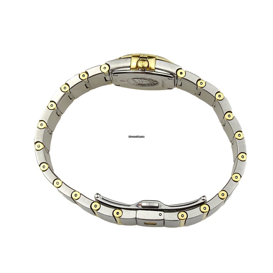 IMG_9081 Omega Constellation Quartz Womens watch Quartz Gold Steel 123.25.24.60.55.010 Replica 6