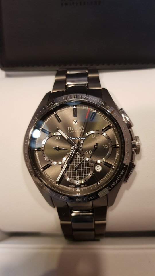IMG_9081 Rado HyperChrome Chronograph Mens watch Unisex Automatic Ceramic R32024102 Replica 6