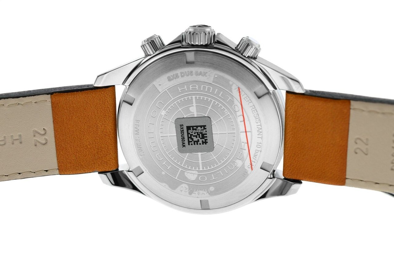 Hamilton Khaki Pilot Mens watch Unisex Quartz Steel H76722531 Replica 6