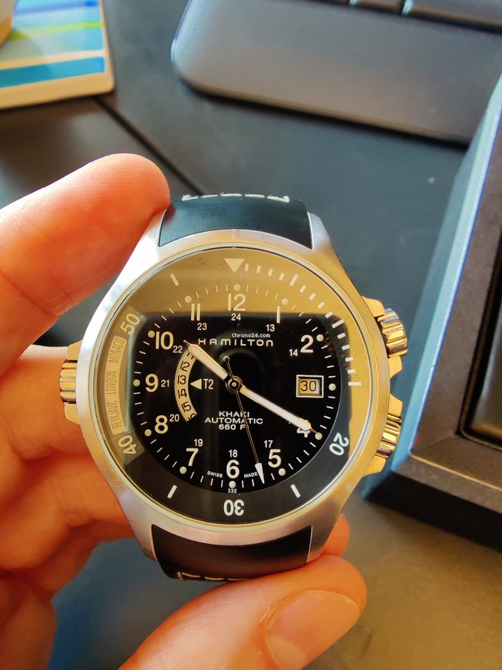 IMG_9081 Hamilton Khaki Navy Mens watch Unisex Automatic Steel H77615333 Replica 6