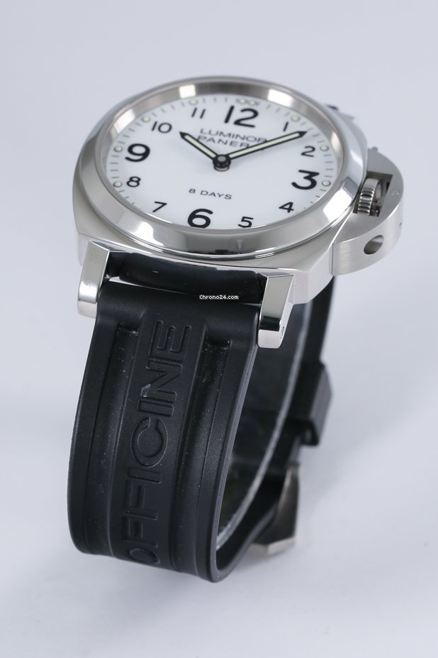IMG_9081 Panerai Luminor Base 8 Days Mens watch Unisex Manual winding Steel PAM 00561 Replica 6