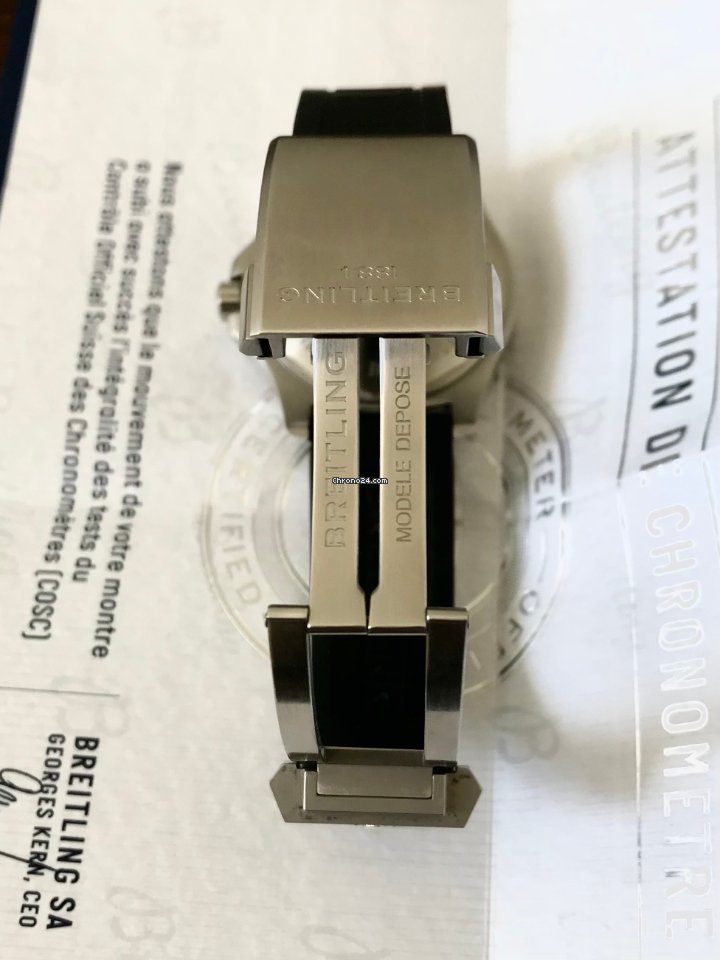 IMG_9081 Breitling Chronomat Colt Mens watch Unisex Automatic Steel A17313101F1S1 Replica 6