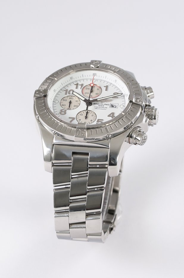 IMG_9081 Breitling Super Avenger Mens watch Unisex Automatic Steel A1337011 A660 Replica 6