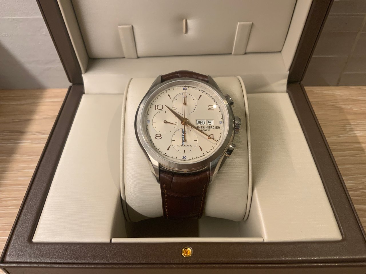 Baume & Mercier Clifton Mens watch Unisex Automatic Steel MOA10129 Replica 6