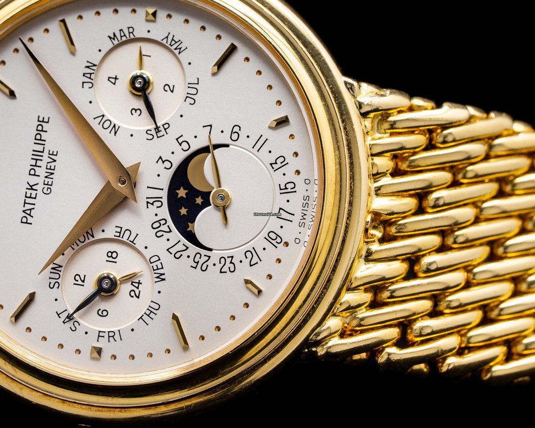 IMG_9081 Patek Philippe Mens watch Unisex Automatic Yellow gold 3945 1 Replica 6