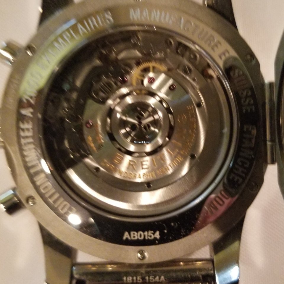 IMG_9081 Breitling Transocean Chronograph Mens watch Unisex Automatic Steel AB015412 G784 Replica 6