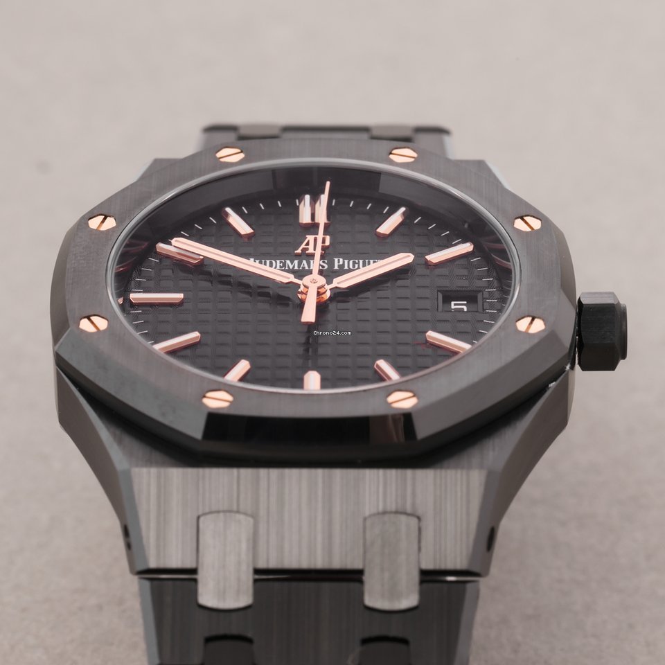 IMG_9081 Audemars Piguet Royal Oak Mens watch Unisex Automatic Ceramic 77350CE.OO.1266CE.01 Replica 6