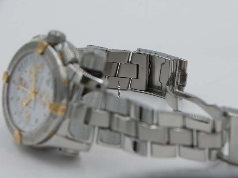 IMG_9081 Breitling Emergency Mens watch Unisex Quartz Gold Steel B73321 Replica 6