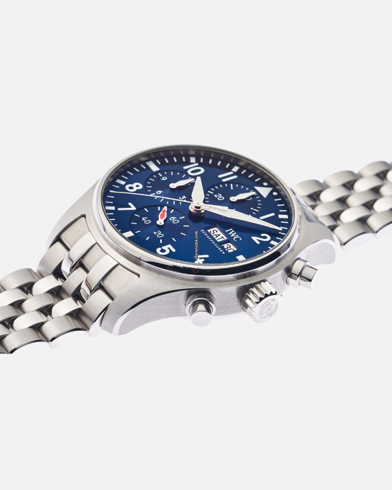 IMG_9081 IWC Pilot Chronograph Mens watch Unisex Automatic Steel IW388102 Replica 6