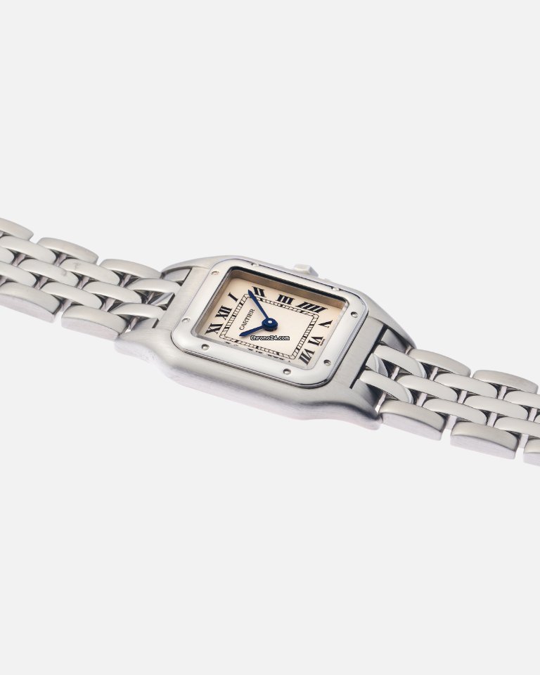 IMG_9081 Cartier Panthere Womens watch Quartz Steel 1320 Replica 6