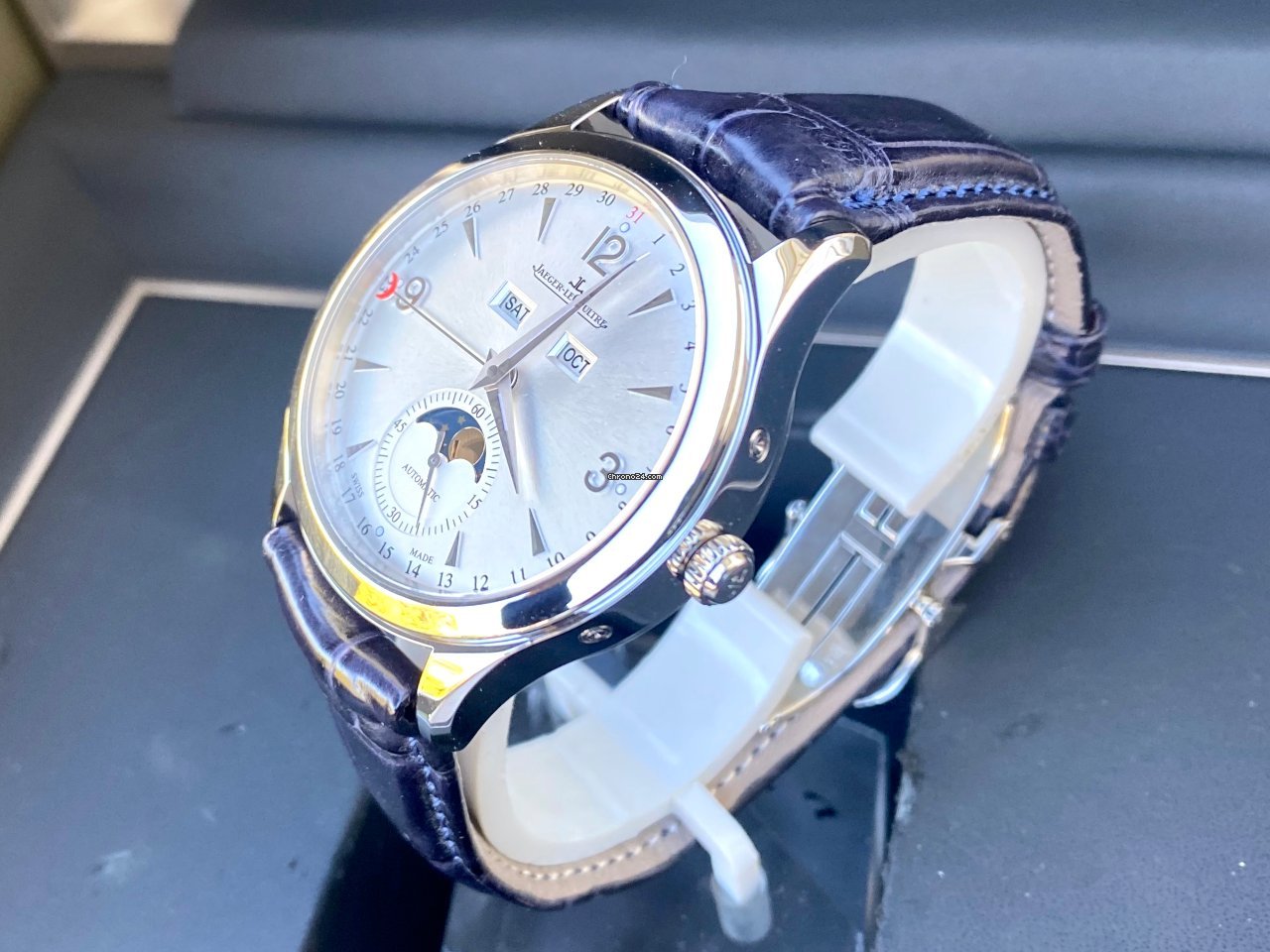 IMG_9081 Jaeger-LeCoultre Master Calendar Mens watch Unisex Automatic Steel Q1558420 Replica 6