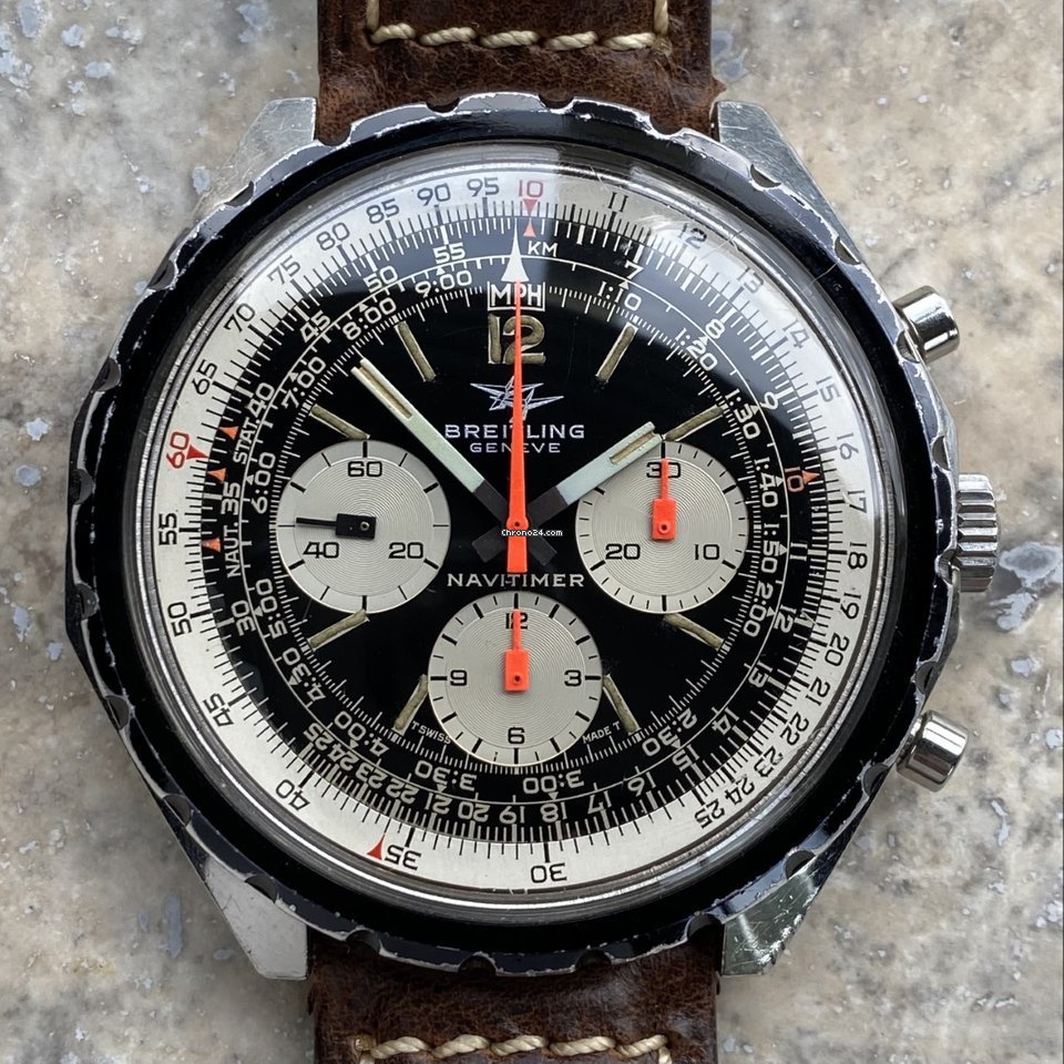 IMG_9081 Breitling Navitimer Mens watch Unisex Manual winding Steel 0816 Replica 6