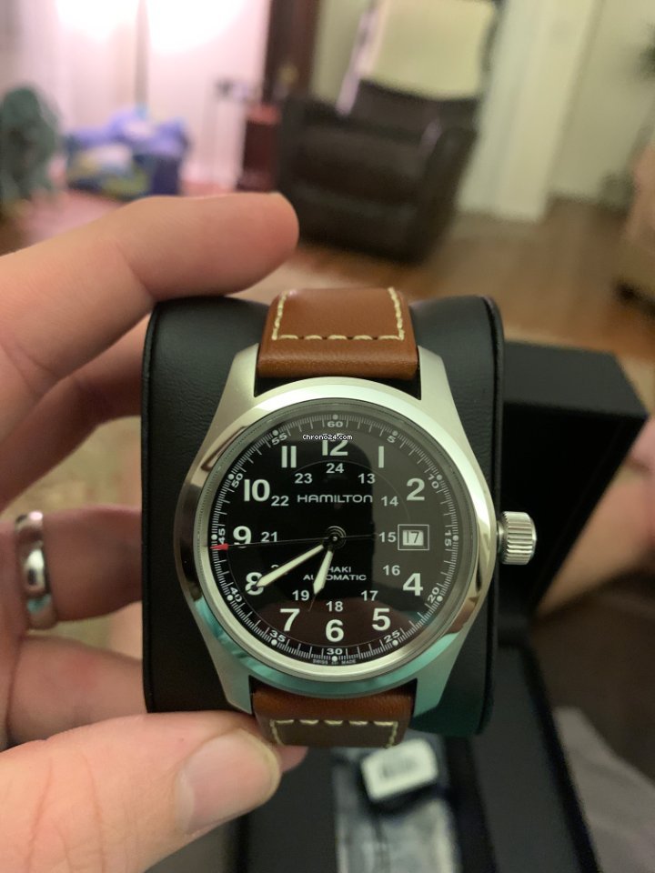 IMG_9081 Hamilton Khaki Field Mens watch Unisex Automatic Steel H70555533 Replica 6