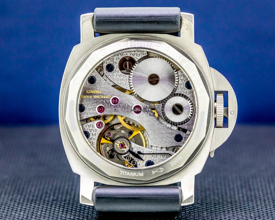 IMG_9081 Panerai Luminor Marina Mens watch Unisex Manual winding Titanium PAM00118 Replica 6