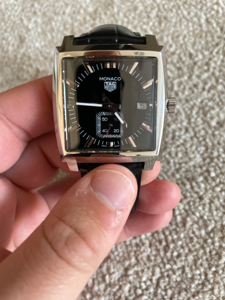 TAG Heuer Monaco Lady Mens watch Unisex Quartz Steel WAW131A.FC6177 Replica 6
