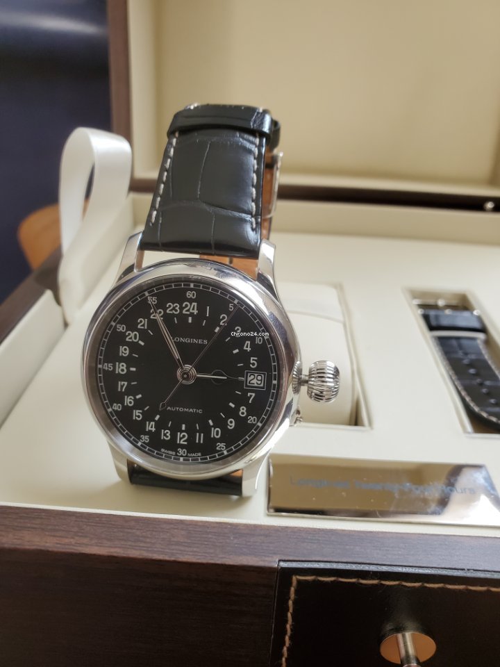 IMG_9081 Longines Twenty-Four Hours Mens watch Unisex Automatic Steel L2.751.4.53.4 Replica 6