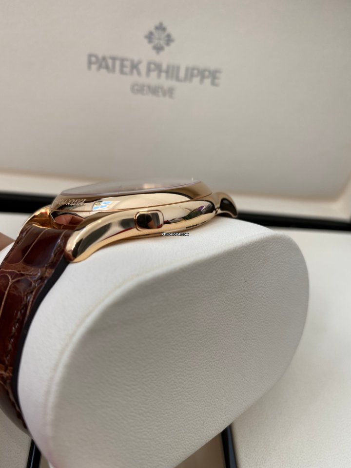 IMG_9081 Patek Philippe World Time Mens watch Unisex Automatic Rose gold 5131R-010 Replica 6