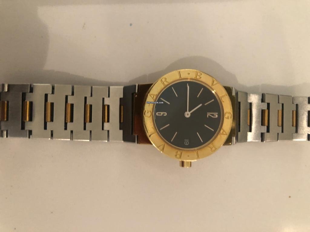 Bulgari Mens watch Unisex Quartz Yellow gold F21680 Replica 6