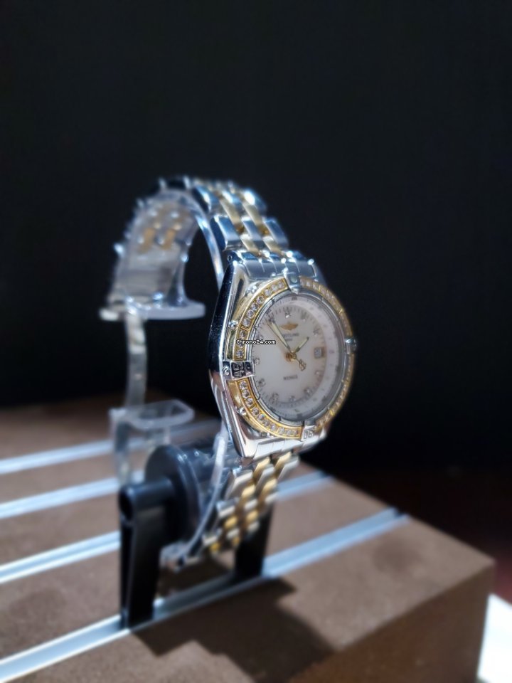 Breitling Wings Lady Womens watch Quartz Gold Steel D67350 Replica 6