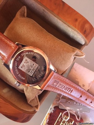 IMG_9081 Zenith Pilot Mens watch Unisex Manual winding Steel 010270180 Replica 6