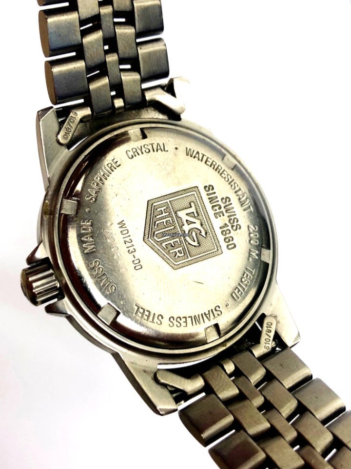 IMG_9081 TAG Heuer Mens watch Unisex Quartz Steel WD1213-00 Replica 6