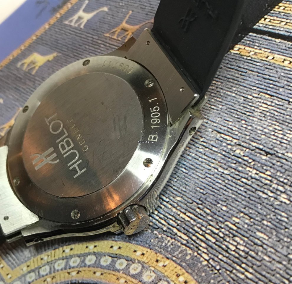 Hublot Mens watch Unisex Quartz Steel B1905.1 Replica 6