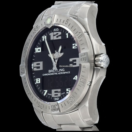 IMG_9081 Breitling Aerospace EVO Mens watch Unisex Quartz Titanium E79363101B1E1 Replica 6