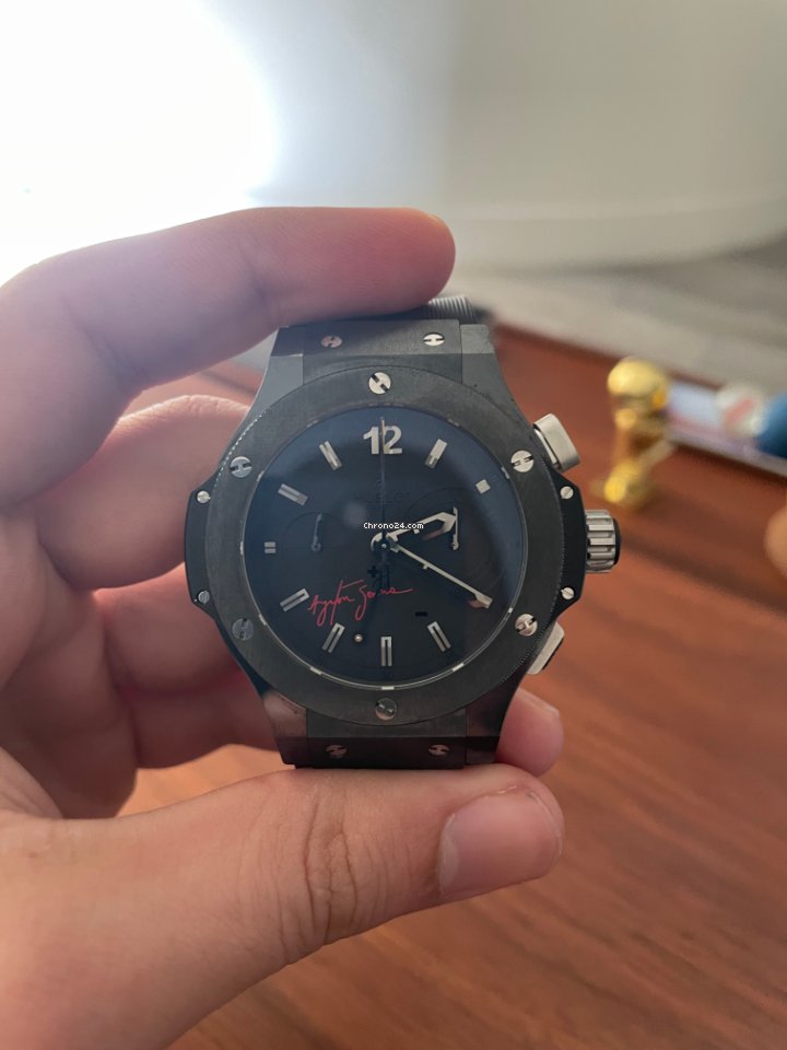IMG_9081 Hublot Big Bang 44 mm Mens watch Unisex Automatic Titanium 309.CM.134.RX.AES07 Replica 6