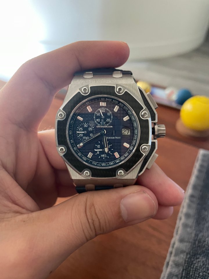Audemars Piguet Royal Oak Offshore Chronograph Mens watch Unisex Automatic Platinum 26030PO.OO.D001IN.01 Replica 6