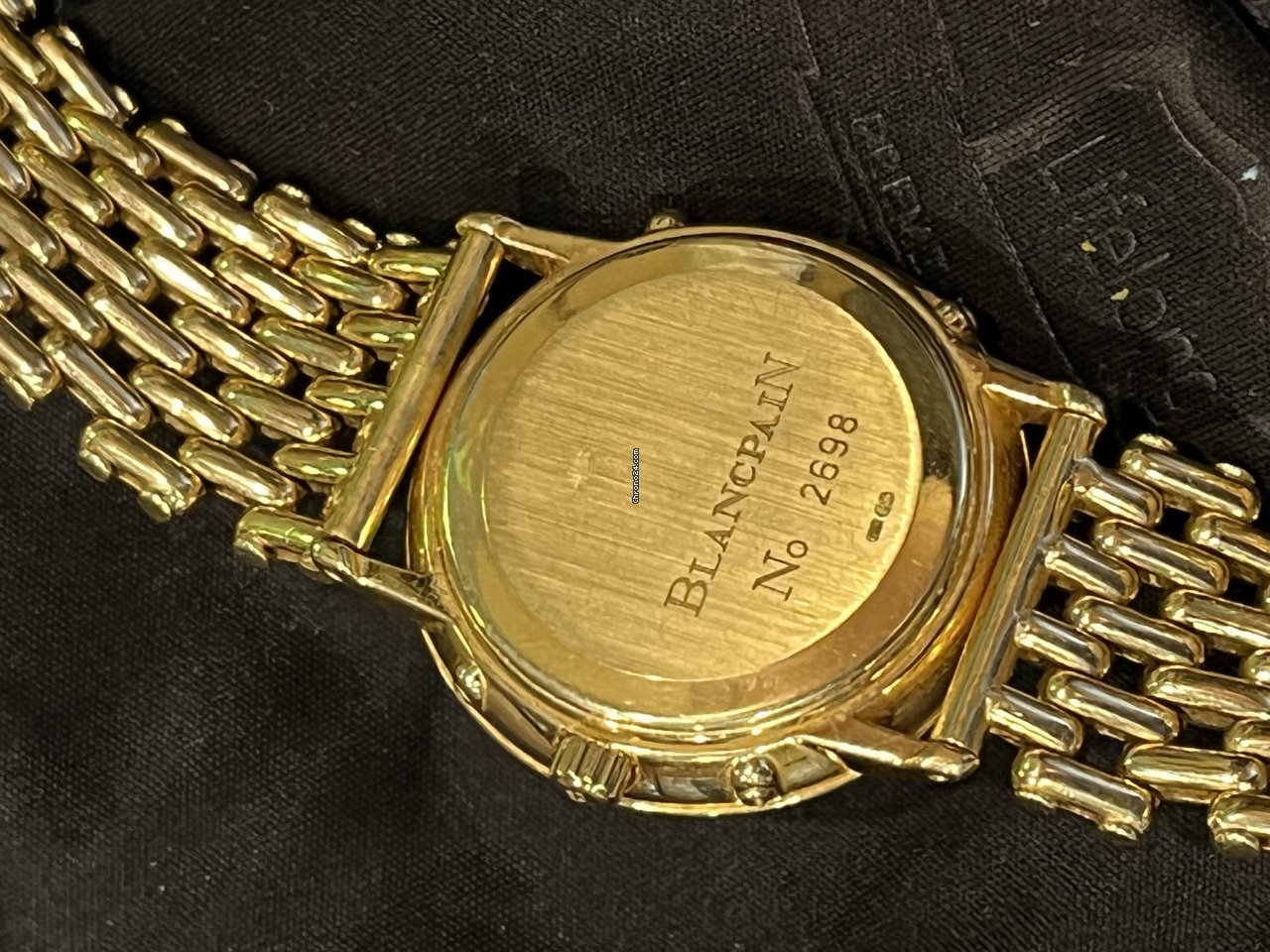 IMG_9081 Blancpain Villeret Quantieme Complet Mens watch Unisex Automatic Yellow gold 6264-3642-55B Replica 6