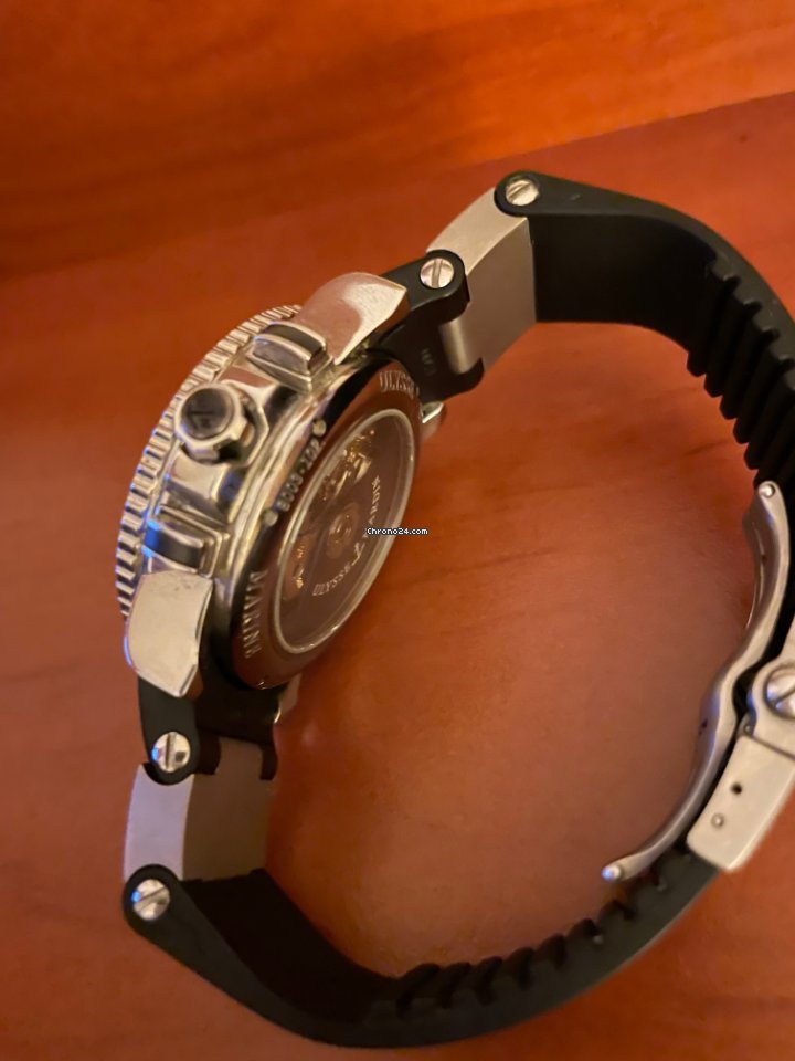 Ulysse Nardin Maxi Marine Diver Mens watch Unisex Automatic Steel 8003-102 Replica 6