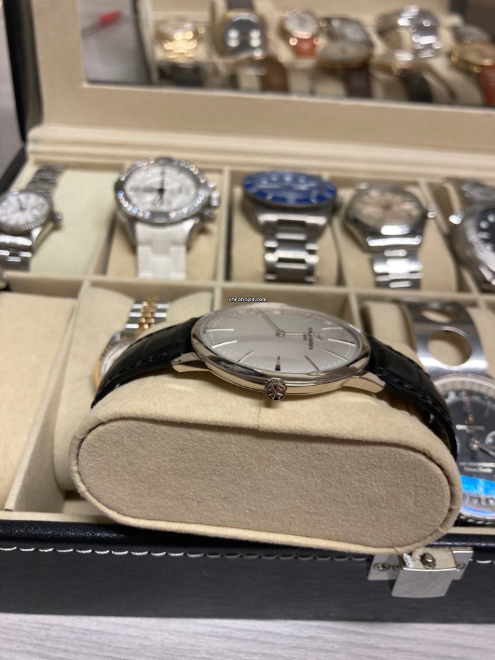 Vacheron Constantin Patrimony Mens watch Unisex Manual winding White gold 81180 000G-9117 Replica 6