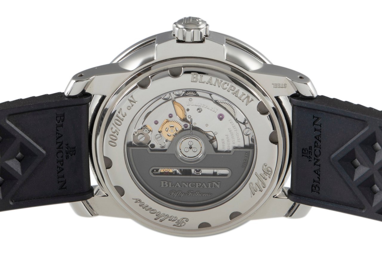 IMG_9081 Blancpain Fifty Fathoms Mens watch Unisex Automatic Steel 5008B-1130-B52A Replica 6
