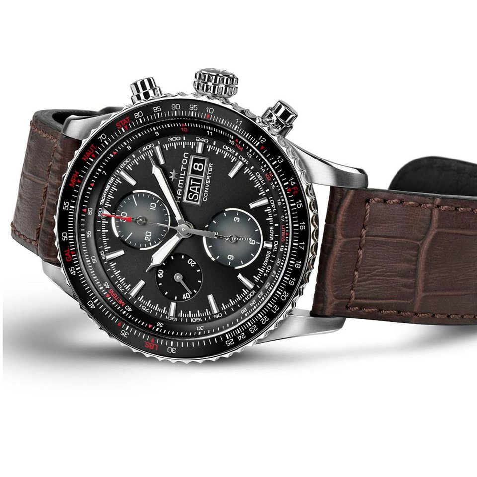 Hamilton Khaki Aviation Mens watch Unisex Automatic Steel H76726530 Replica 6
