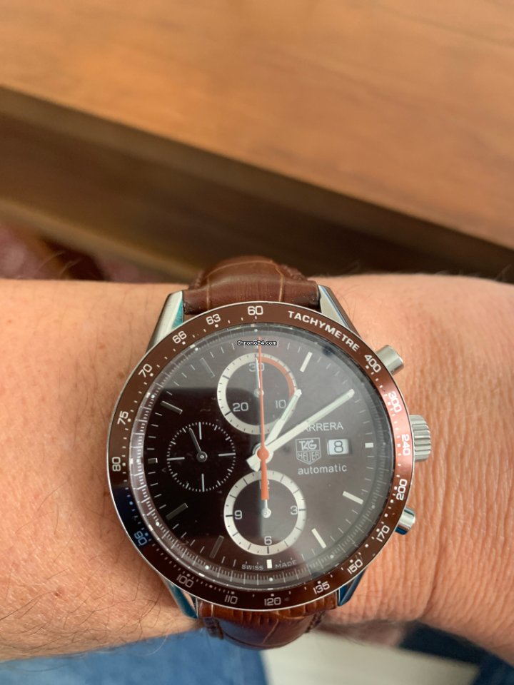 IMG_9081 TAG Heuer Carrera Calibre 16 Mens watch Unisex Automatic Steel CV2013-3 Replica 6