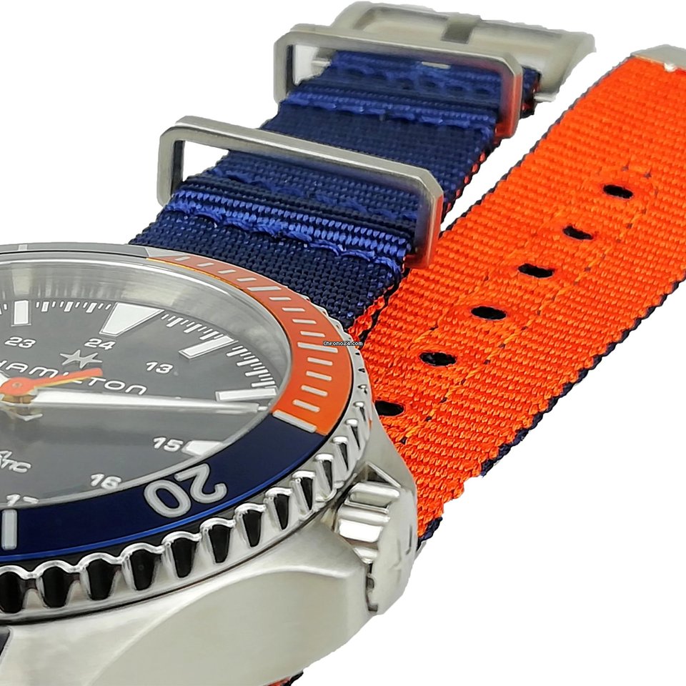 IMG_9081 Hamilton Khaki Navy Scuba Mens watch Unisex Automatic Steel H82365941 Replica 6