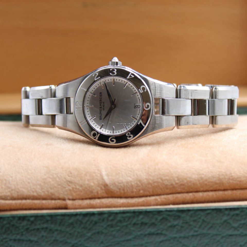 IMG_9081 Baume & Mercier Linea Womens watch Quartz Steel M0A10009 Replica 6