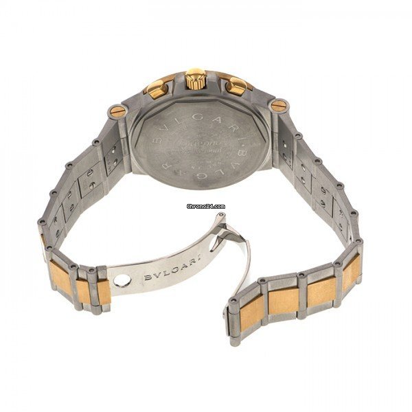 IMG_9081 Bulgari Diagono Automatic Gold Steel CH40SGDTA Replica 6