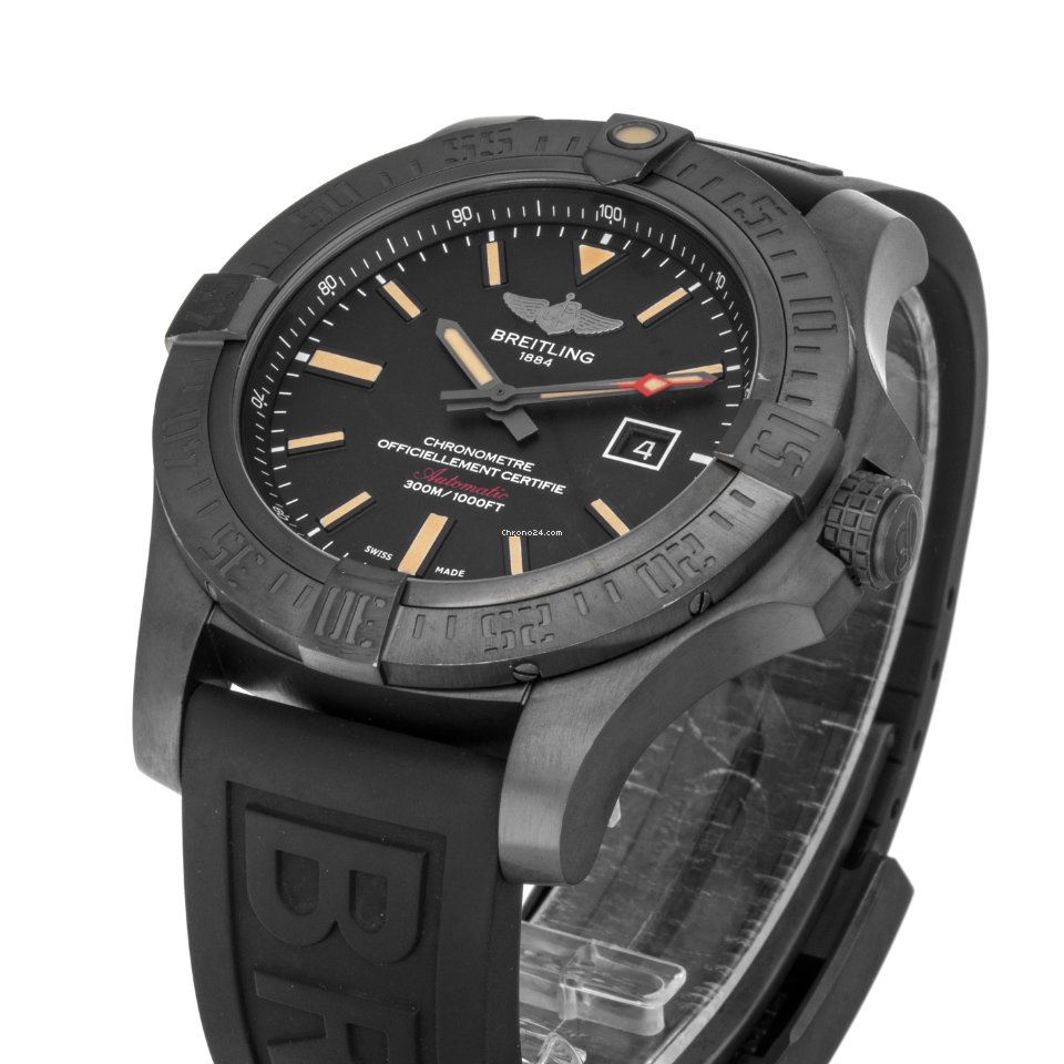 Breitling Avenger Blackbird Mens watch Unisex Automatic Titanium V17310 Replica 6