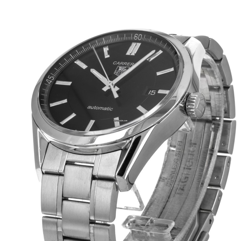 IMG_9081 TAG Heuer Carrera Calibre 5 Mens watch Unisex Automatic Steel WV211B Replica 6