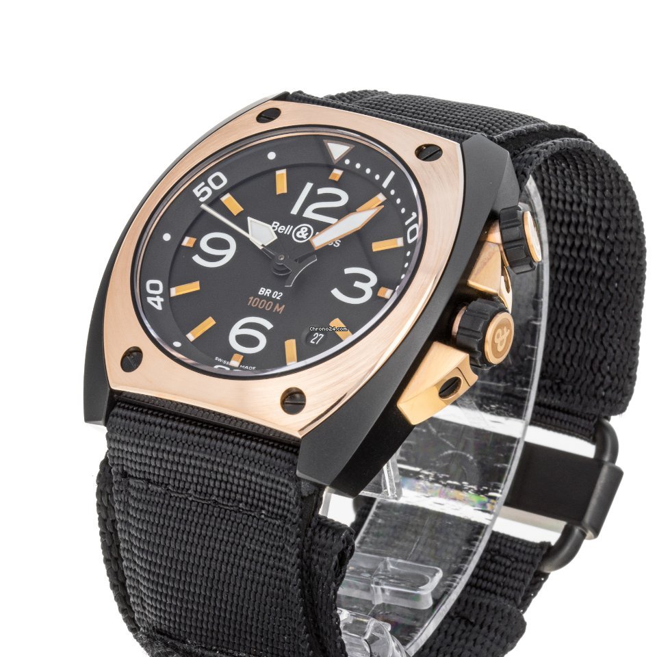 Bell & Ross BR 02 Mens watch Unisex Automatic Steel BR02-20 Replica 6