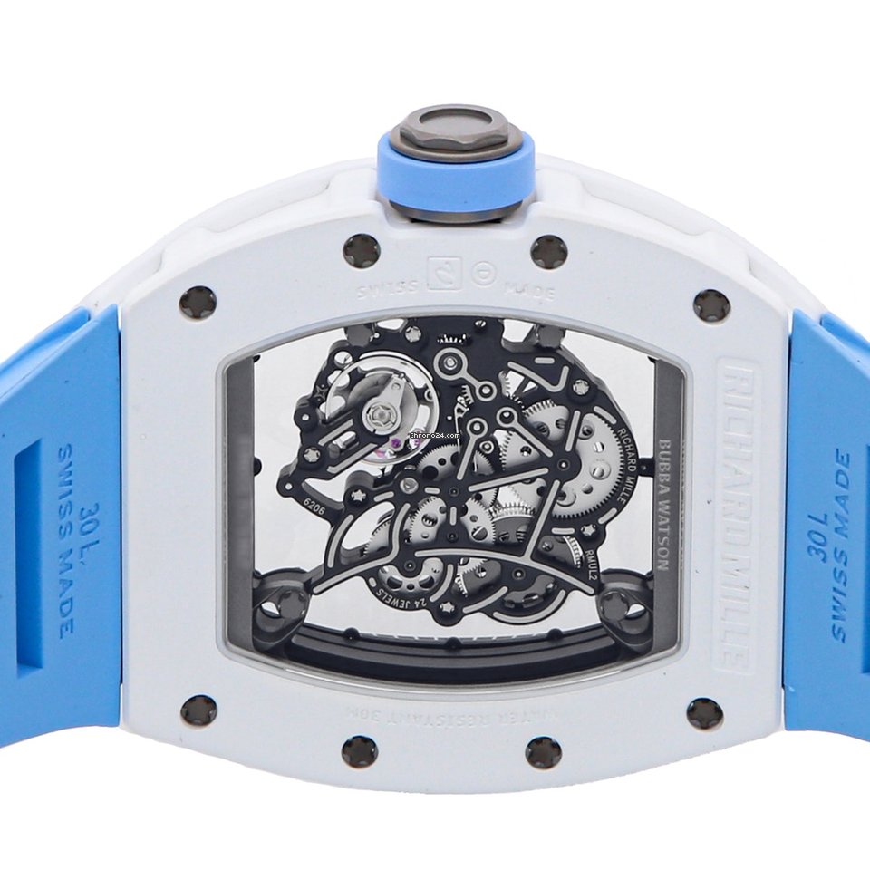 Richard Mille RM 055 Mens watch Unisex Manual winding Ceramic RM 055 Replica 6