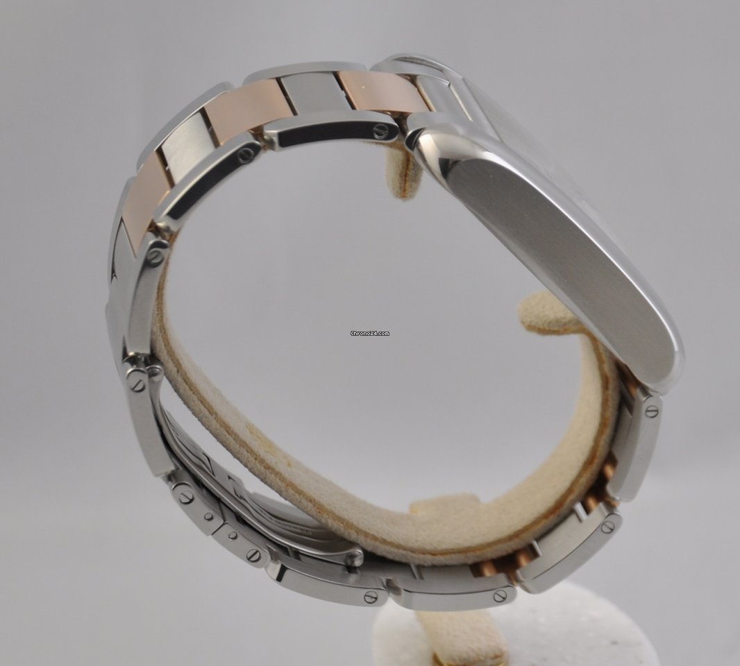 IMG_9081 Cartier Tank Anglaise Mens watch Unisex Automatic Gold Steel w5310006 Replica 6