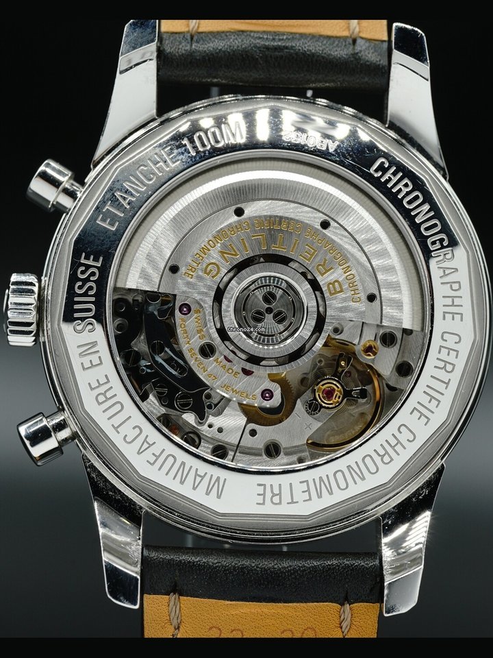 IMG_9081 Breitling Transocean Chronograph Mens watch Unisex Automatic Steel AB015212 G724 Replica 6