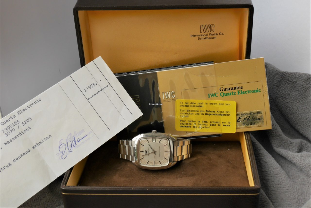 IMG_9081 IWC Mens watch Unisex Quartz Steel 3203 3070 Replica 6